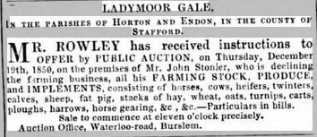 Farm-Sale-Notice-14th-Dec-1850-Staffs-Advertiser