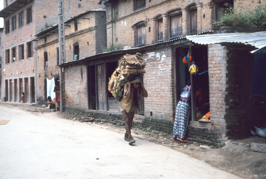 porter carrying large load