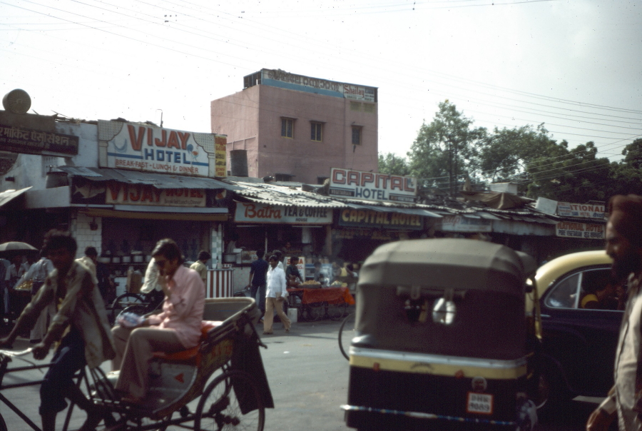 Outside New Delhi Station