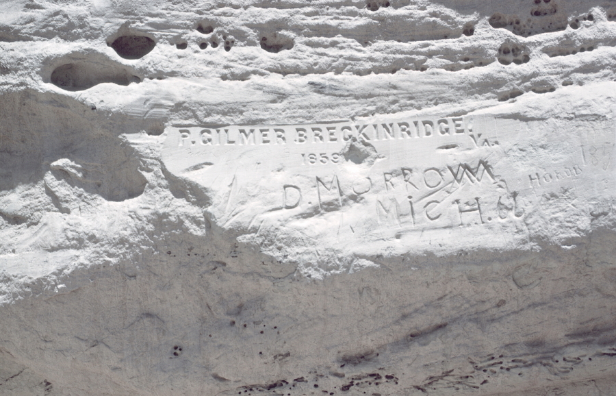 Inscription on the rock