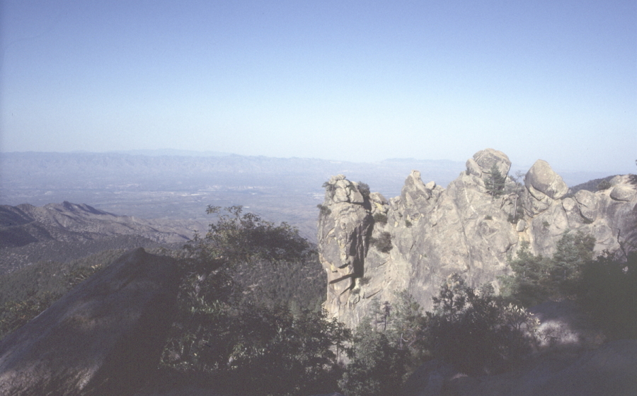 Rock outcrop Mt Lemon