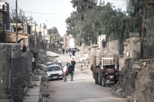 View of street in Bosra